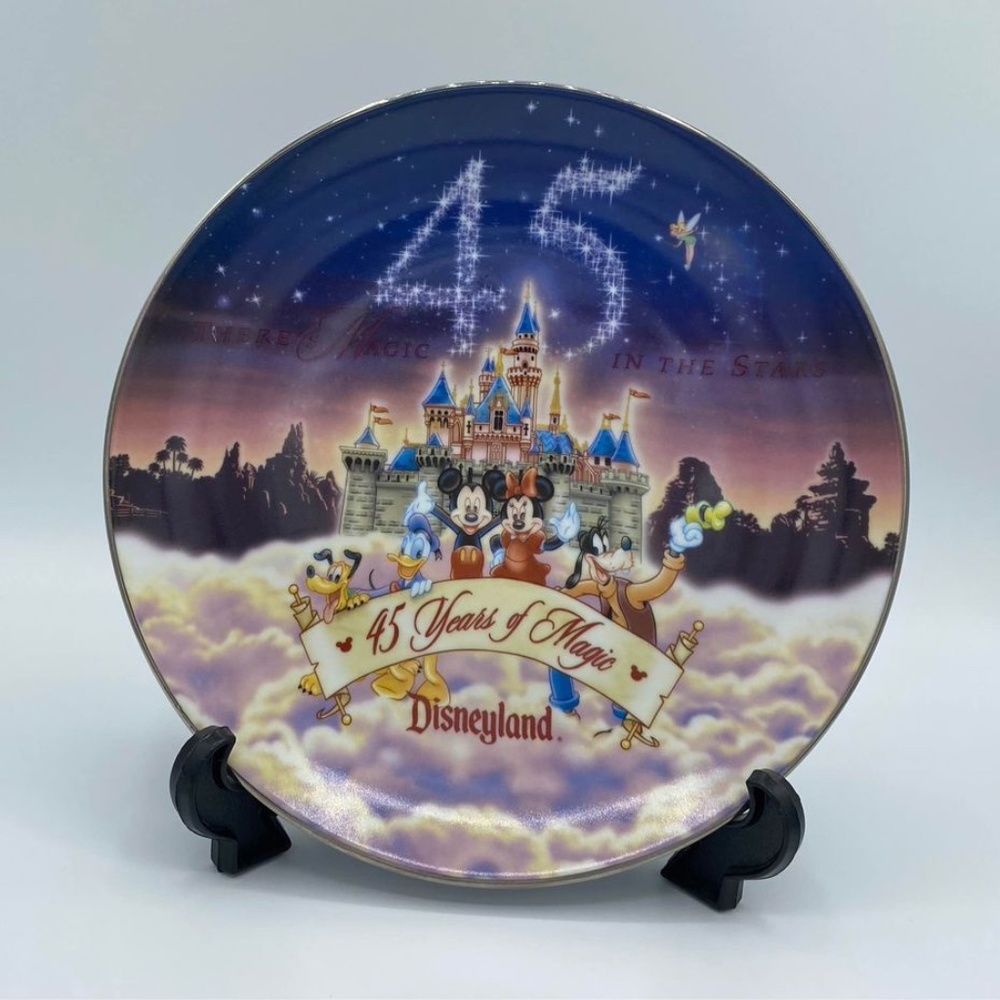 Disneyland 45 Years of Magic Collector Plate